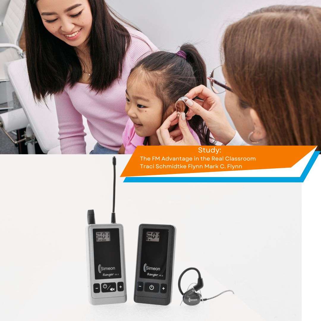 'The FM Advantage in the Real Classroom' is a 12 page study by Traci Schmidtke Flynn, Melanie Gregory, and Mark C. Flynn The present study examined the benefi ts of students using personal FM systems in their own classroom and in the home. Eleven students aged between 5 and 15 years participated in the study You can purchase personal fm systems from www.simeoncanada.com or www.simeonaudio.com our personal fm system is called the Simeon Ranger and it is tax free