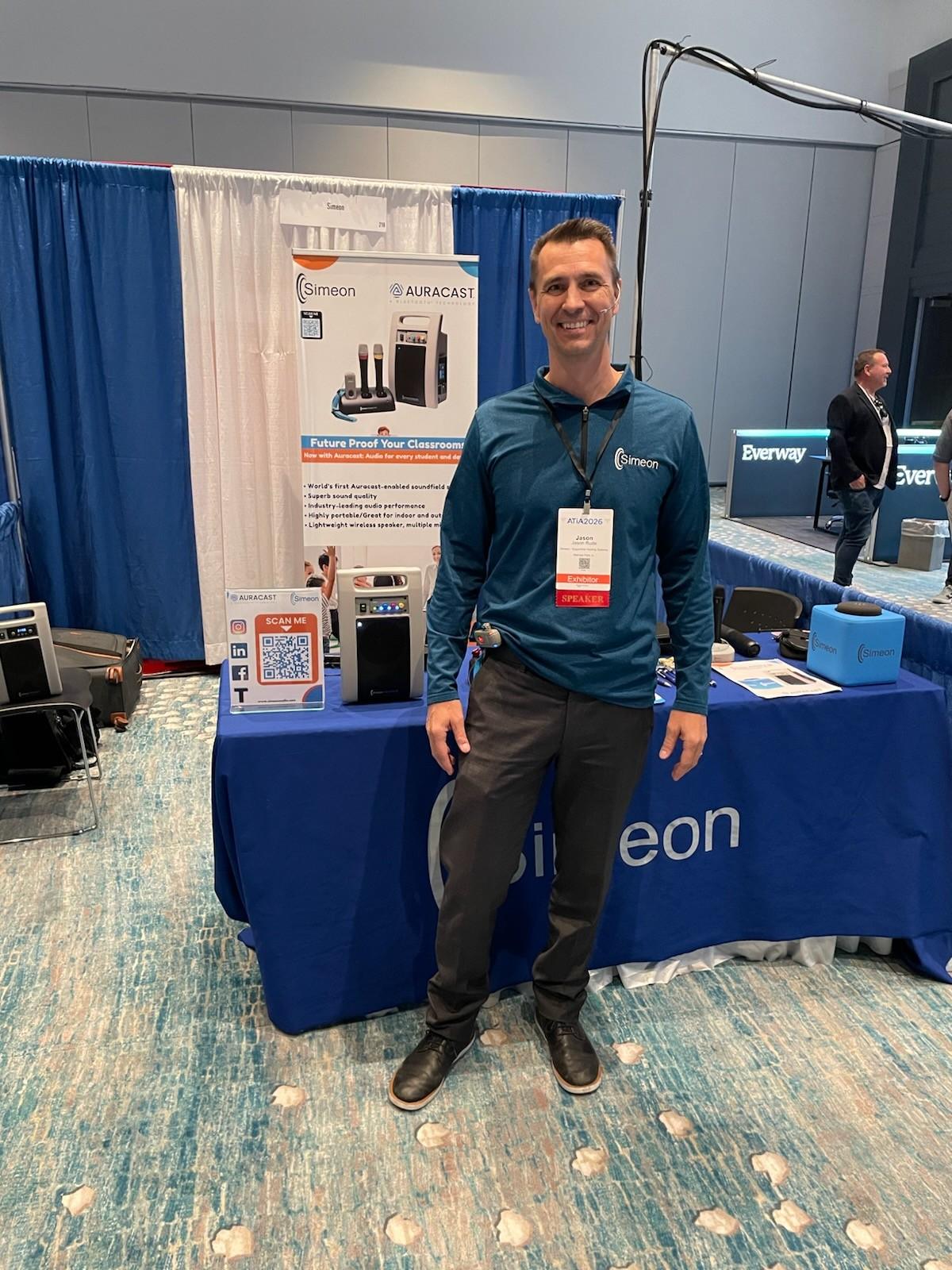 Simeon President Jason Rude exhibiting at the 2026 ATIA

Assistive Technology Industry Association

ATIA | Assistive Technology Industry Association
https://www.atia.org › schedule
This schedule is for the in-person ATIA 2026 Conference in Orlando, January 29 – January 31, 2026.