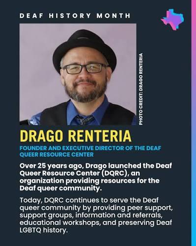 drago renteria
Deaf activist